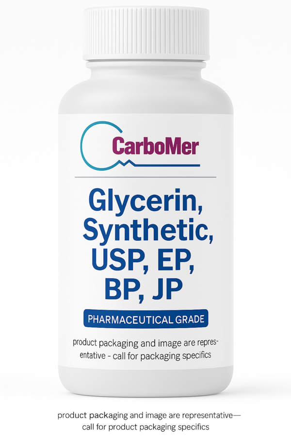 Glycerin, Synthetic, USP, EP, BP, JP