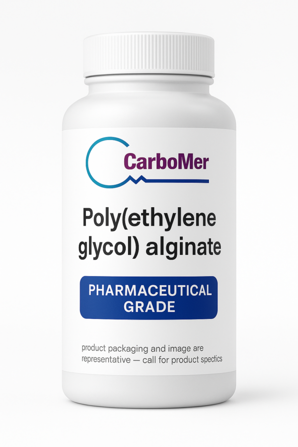 Poly(ethylene glycol) alginate Poly(ethylene glycol) alginate